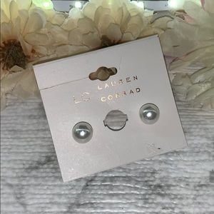 Large Pearl Stud Earrings! By LC